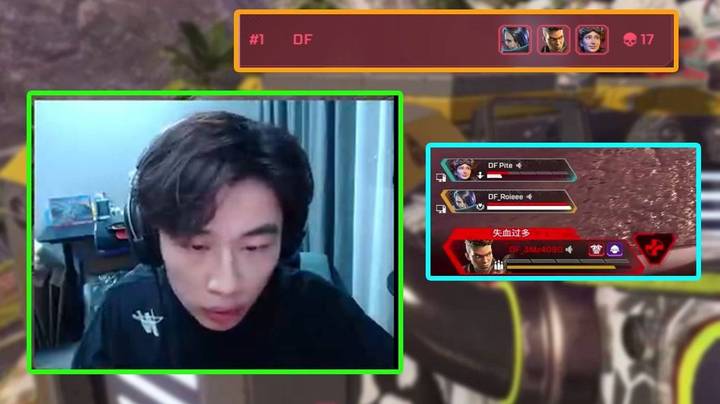 [APEX 三明治]倒地顺序正确！小组赛DF17杀吃鸡局！都打爽咯！