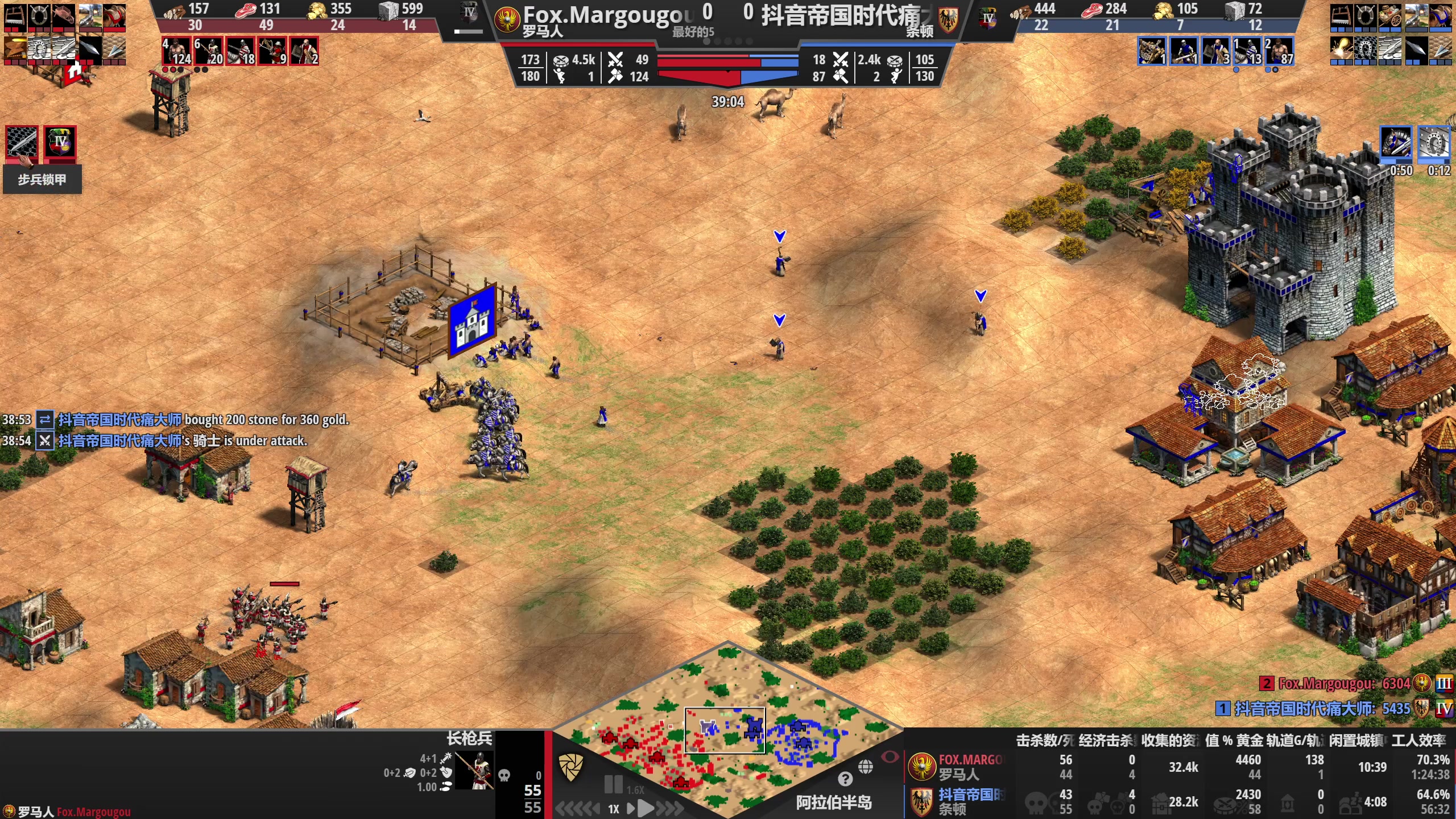 【2023-11-28 00点场】帝国时代猜火车Yo：9点解说2V2比赛