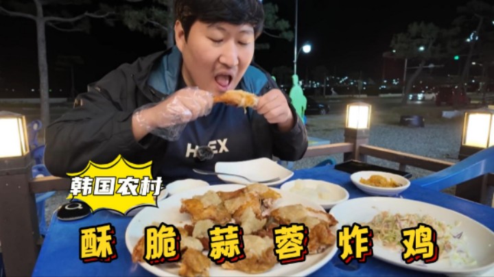 我边测评相机边享用蒜蓉炸鸡，薄脆外皮裹着鲜嫩鸡肉，太享受了！