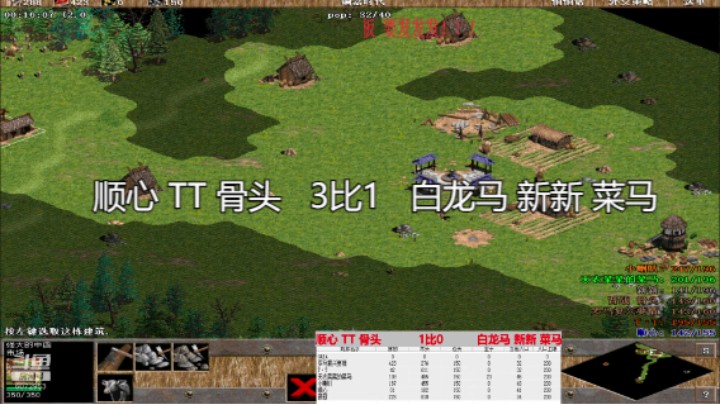 顺心 TT 骨头   3比1   白龙马 新新 菜马