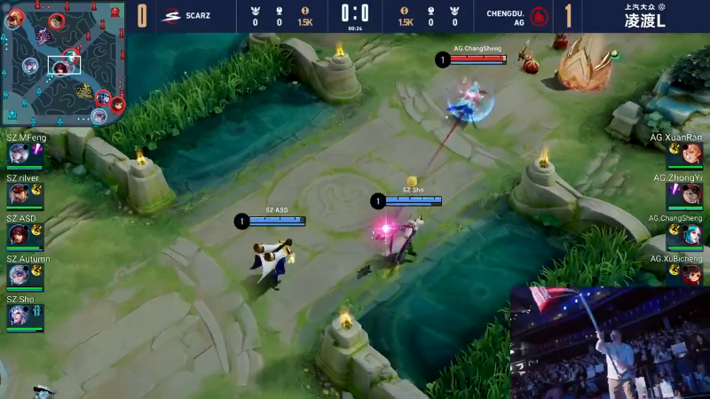 中国成都AG超玩会 VS 日本SZ第2局-世界冠军杯常规赛