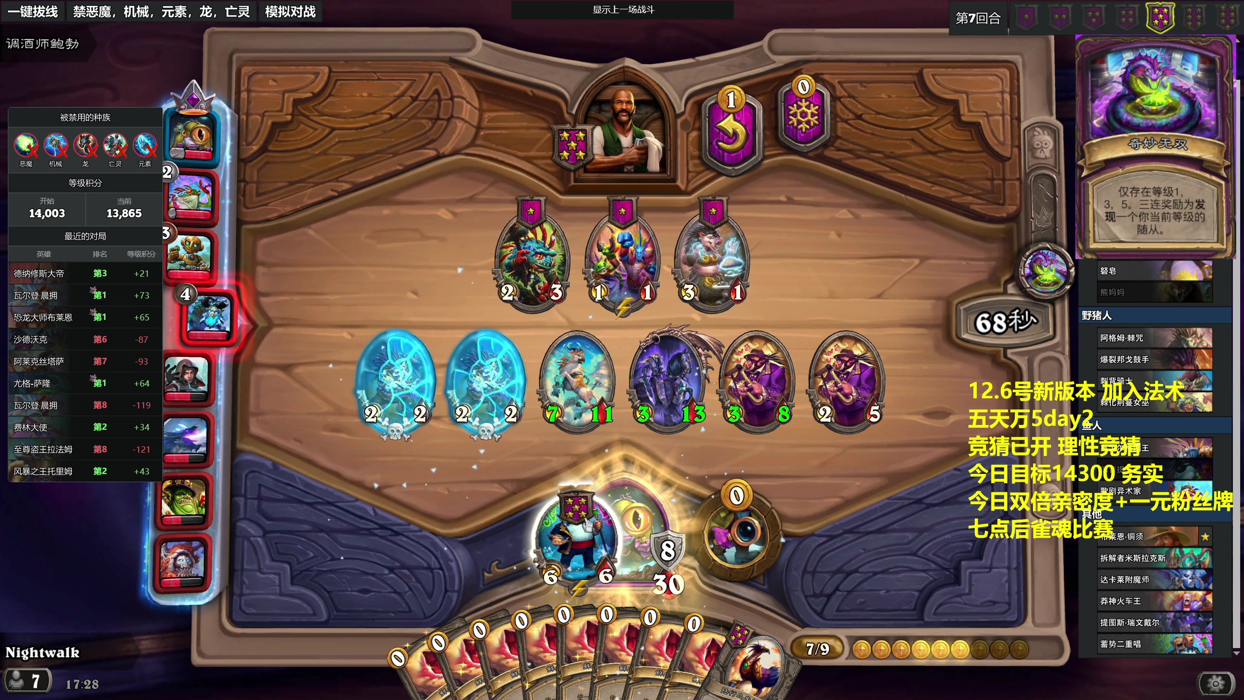 【2023-12-02 17点场】衣锦夜行：战神归来，五天万五day2