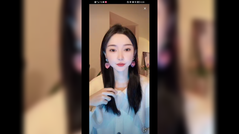 美女好漂亮，精致脸