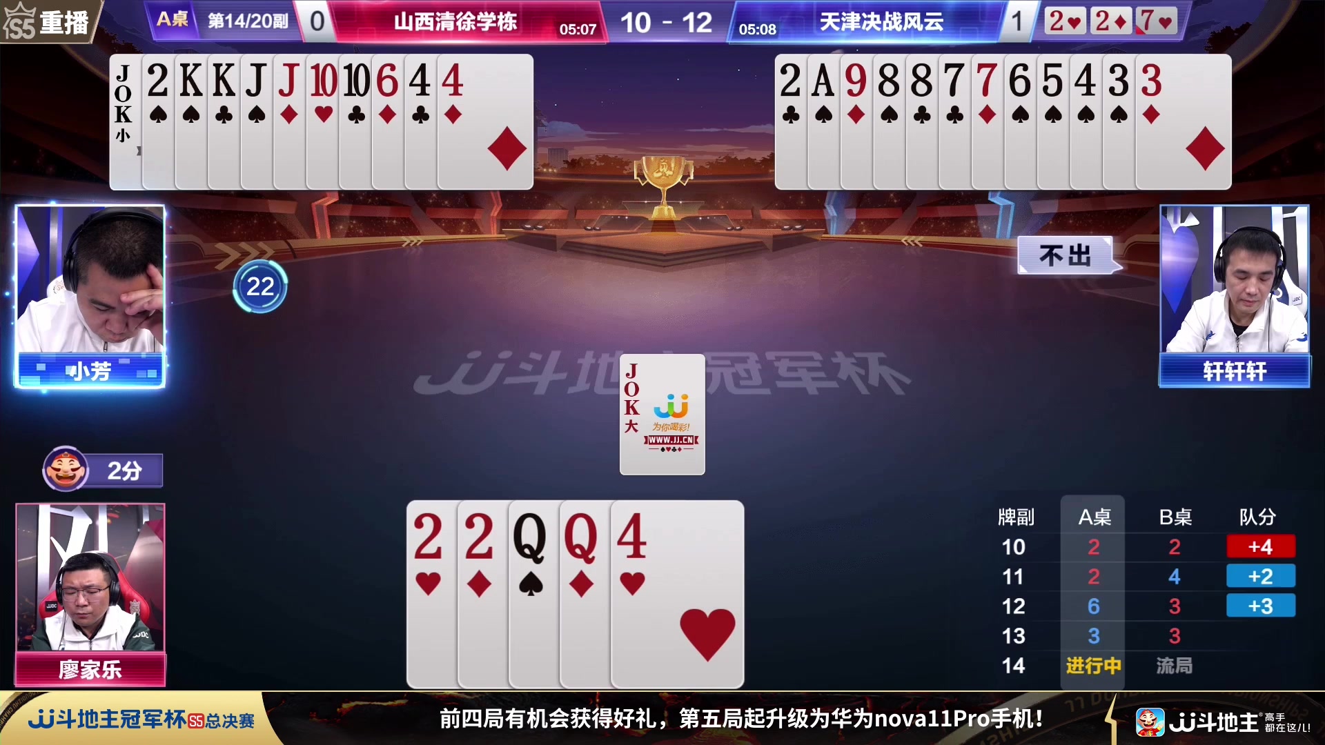 【2023-12-03 12点场】JJ斗地主官方：周日18点星火燎原VS福建梦幻