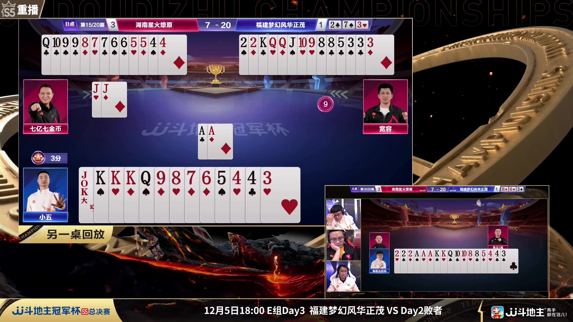 【2023-12-04 02点场】JJ斗地主官方：周一18点 决战风云VS浪人秦