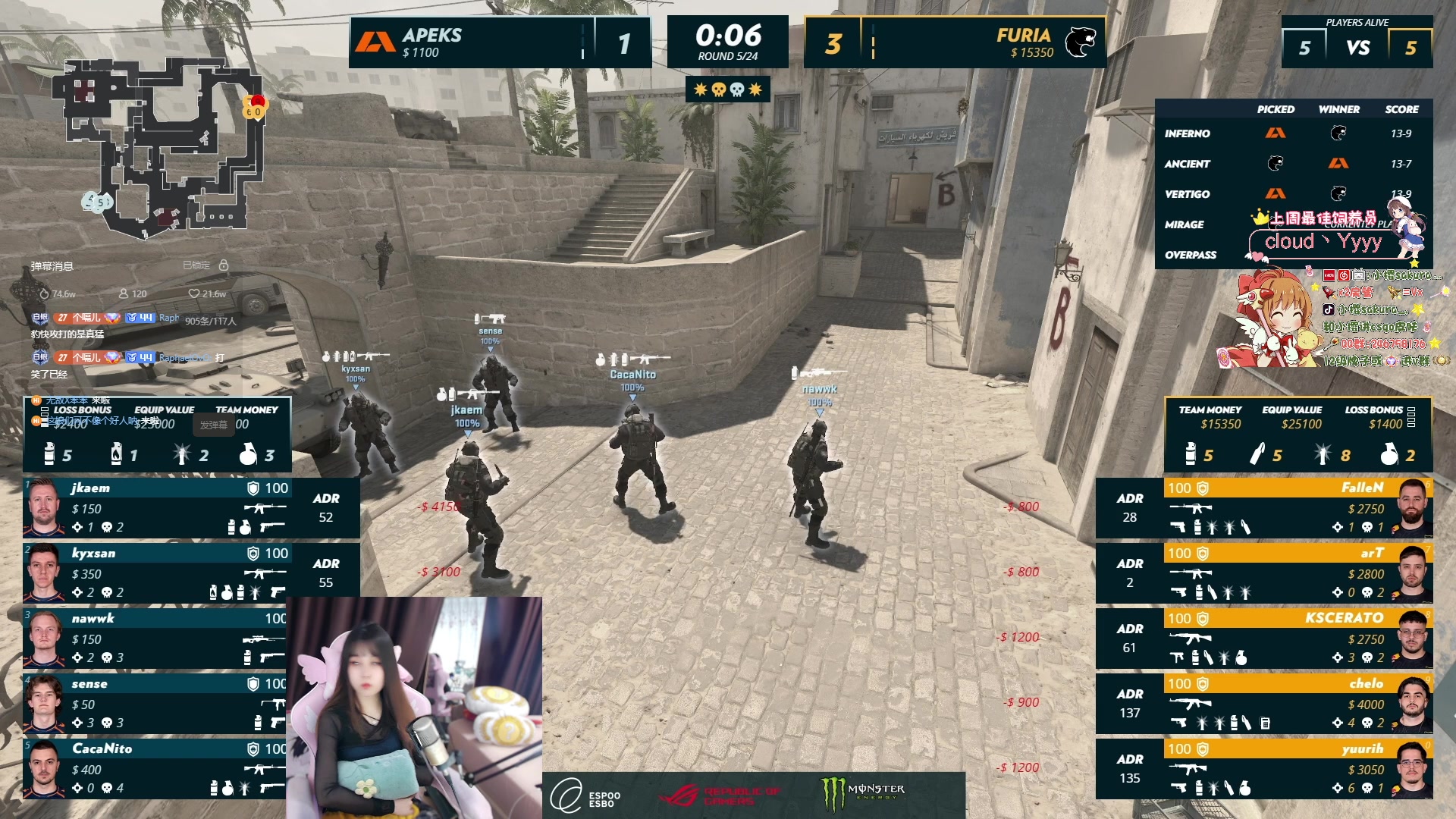 【2023-12-04 02点场】解说小樱sakura灬：【小樱】BO5黑豹 VS APEKS