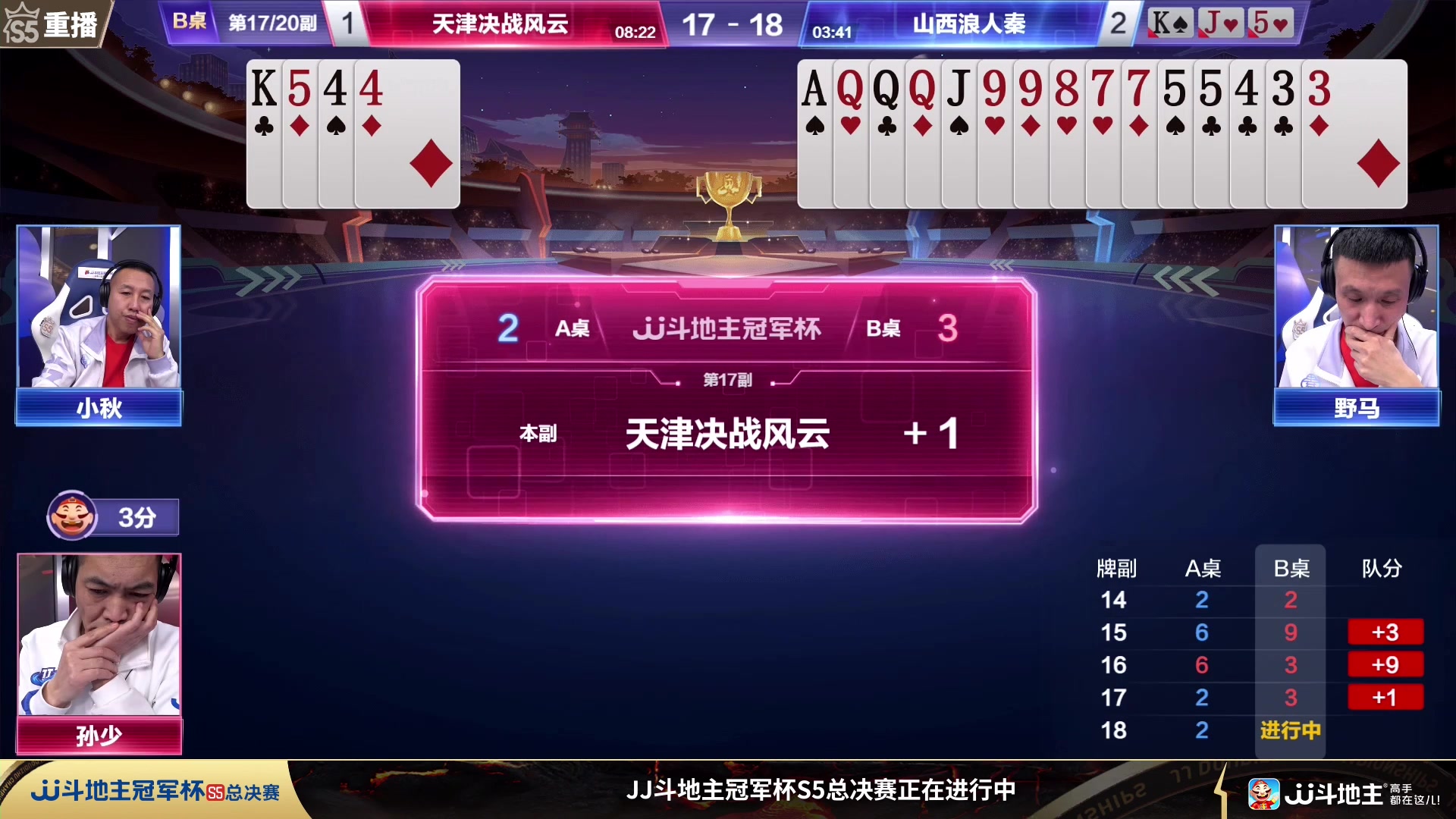 【2023-12-05 02点场】JJ斗地主官方：周二18点福建梦幻VS决战风云