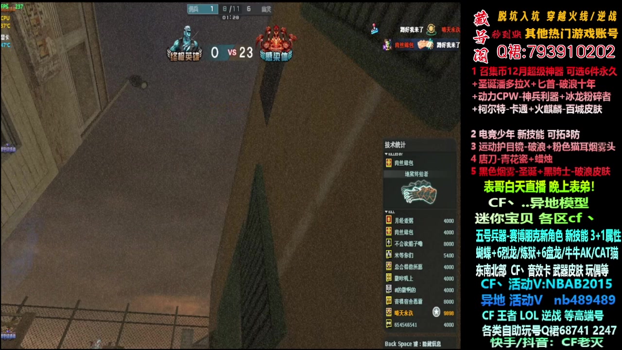 【2023-12-06 07点场】渝万丶灭尸：运动镜粉猫头/CF点/6烈6盘