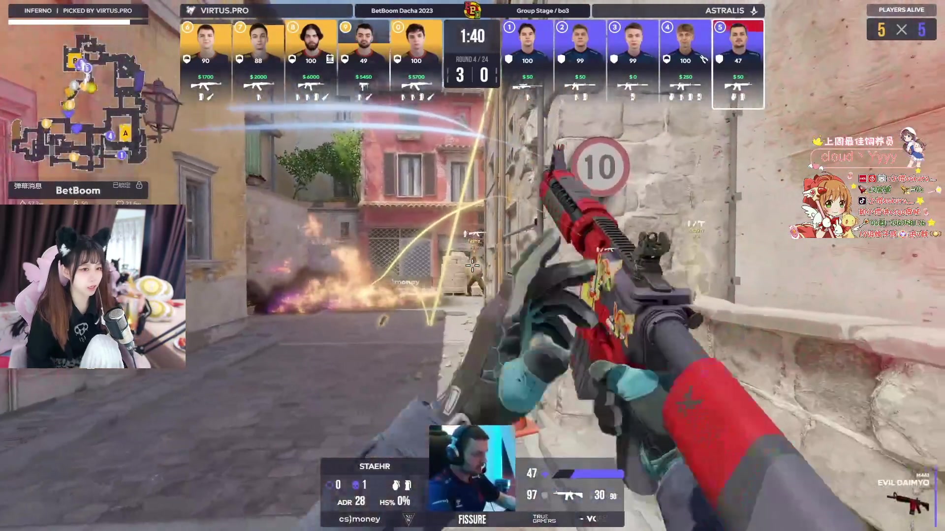 【2023-12-06 16点场】解说小樱sakura灬：【小樱】A队VS VP（反骨仔登场）