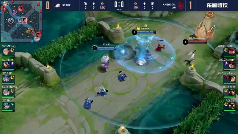 中国成都AG超玩会 VS 日本SZ第2局-世界冠军杯常规赛