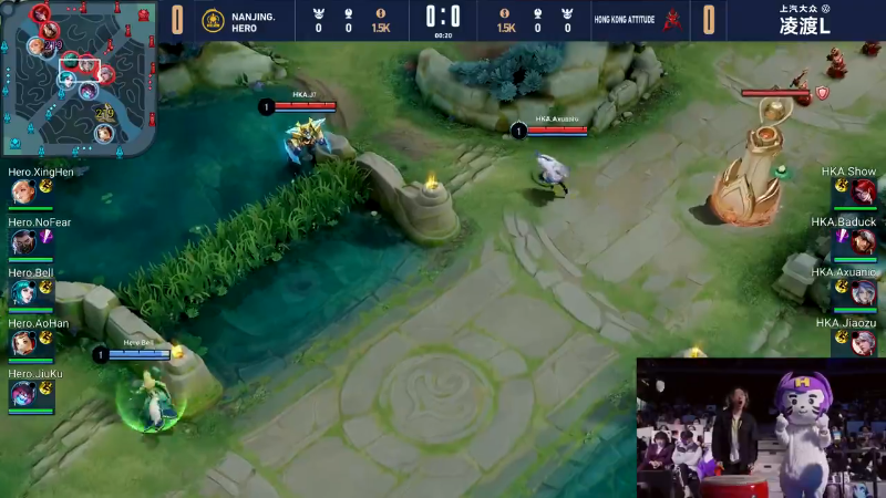 中国港澳台HKA VS 中国南京Hero久竞第1局-世界冠军杯常规赛