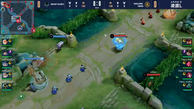 中国南京Hero久竞 VS 缅甸IMP第1局-世界冠军杯常规赛