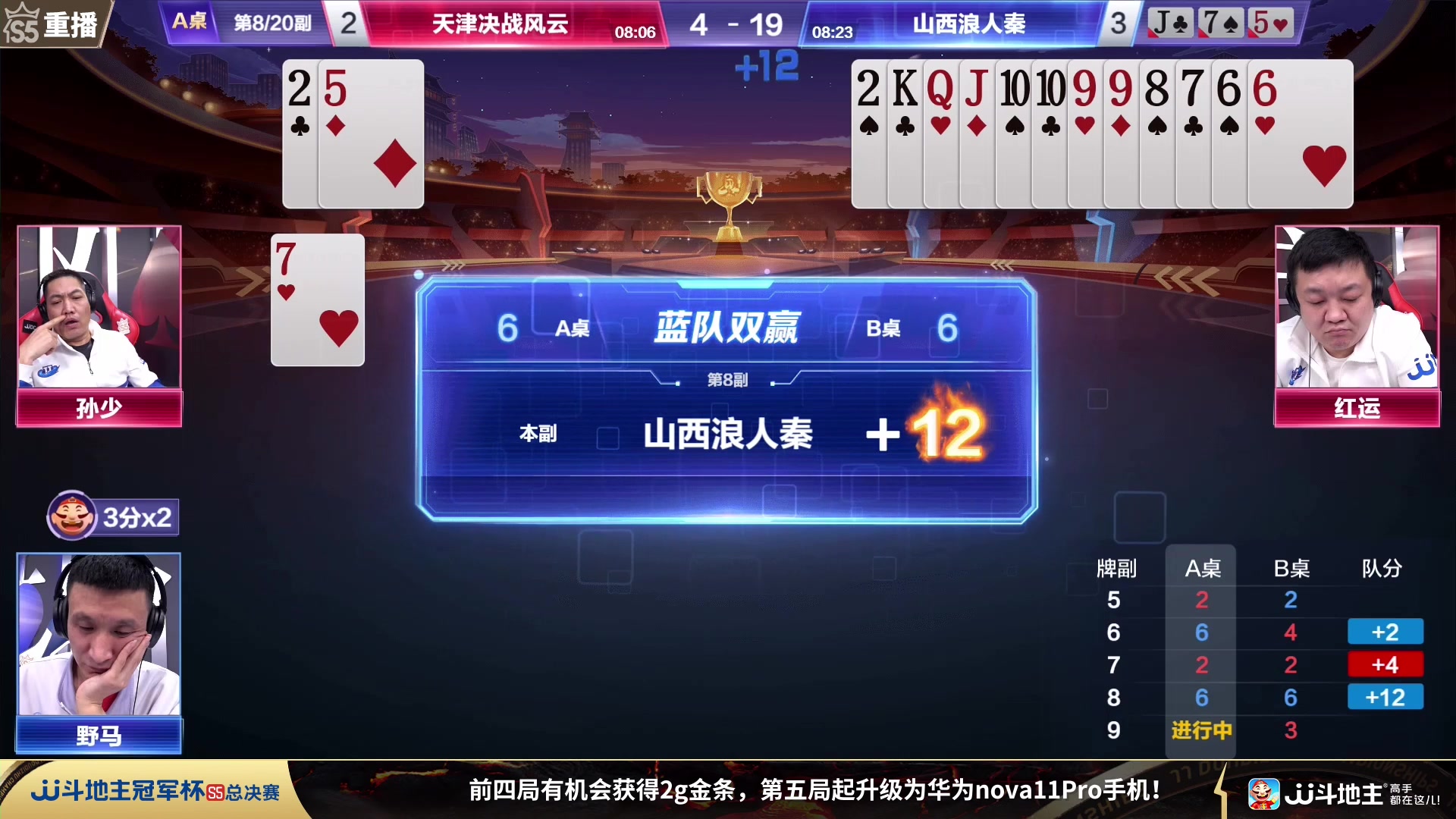 【2023-12-08 03点场】JJ斗地主官方：周六18点 好哥哥VS海南四海