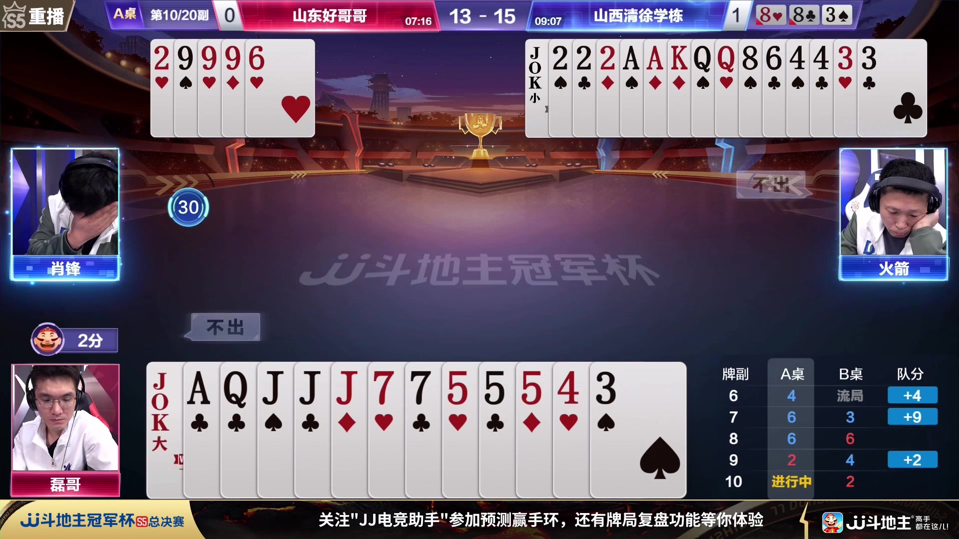 【2023-12-12 06点场】JJ斗地主官方：周二18点 海南四海VS源莱慧