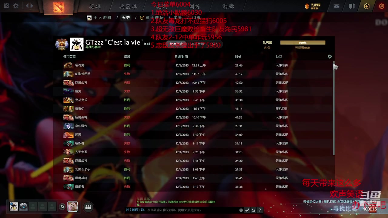 【2023-12-08 00点场】GTzzz剃头与植发共存：雀神杯役满不亏，重回7k