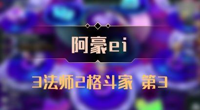 【阿豪ei】3法师2格斗家 第3