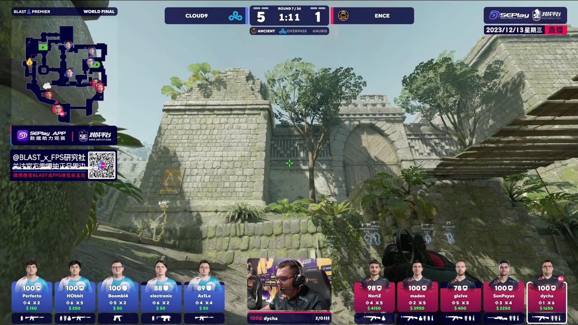 【2023-12-13 13点场】CSGO百岁三：BLAST C9 vs ENCE BO3