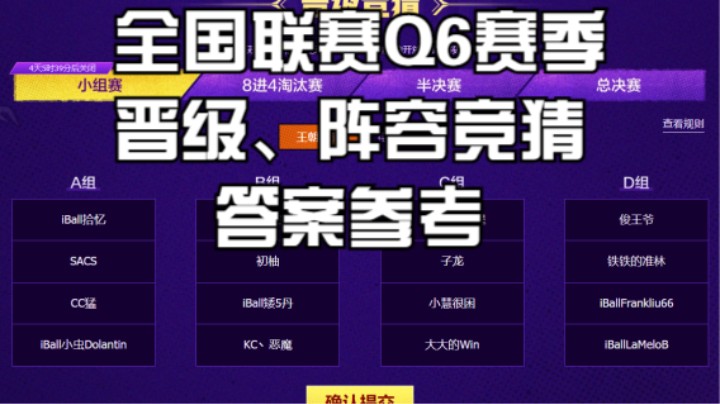 赛事官方解说为你独家解锁全国联赛竞猜参考答案！