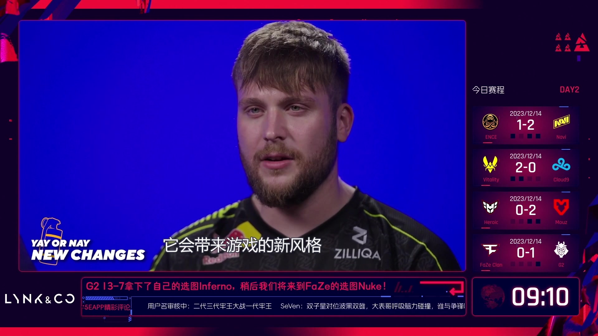 【2023-12-14 21点场】CSGO百岁三：直播 FAZE vs G2 BO3
