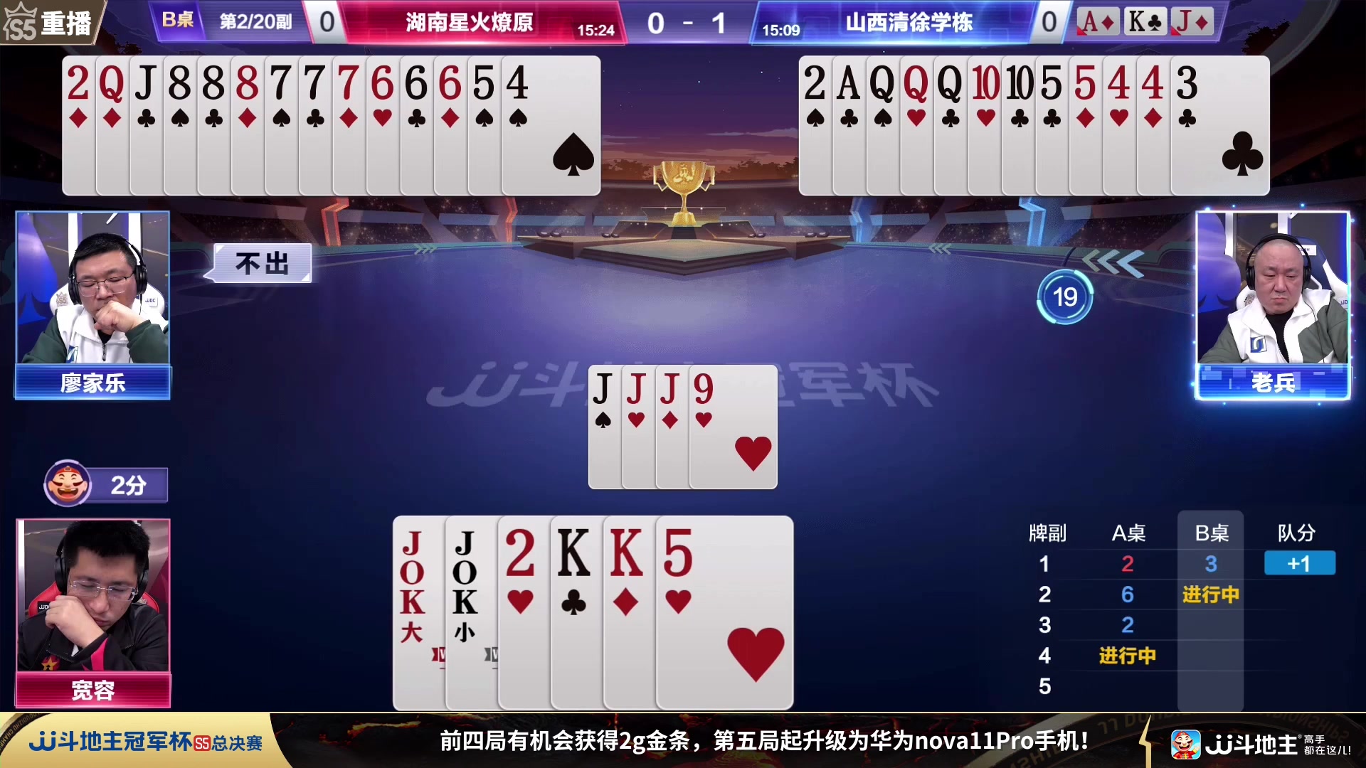 【2023-12-15 16点场】JJ斗地主官方：【观赛赢金条】斗地主总决赛直播中