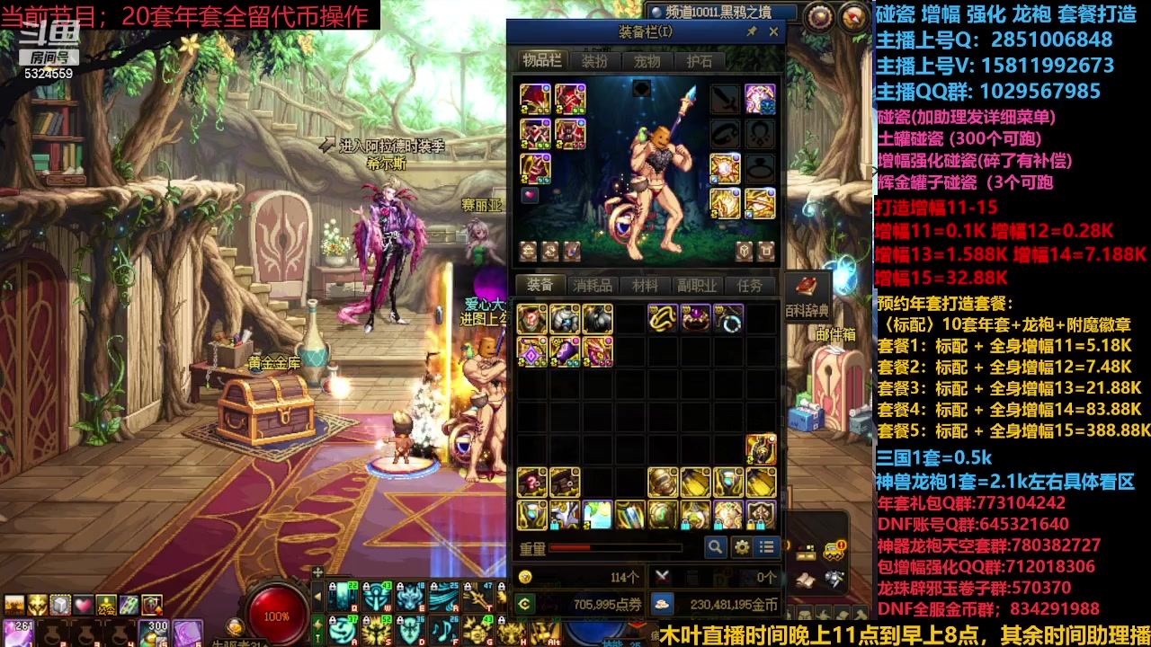 【2023-12-17 16点场】DNF木叶剑心：神兽返厂 新碰瓷！！！