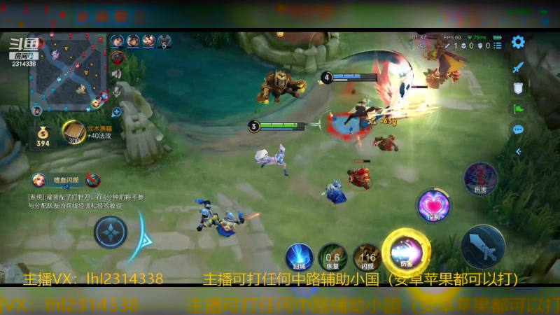 【2023-12-18 12点场】国服老狐狸：国服妲己：进来学技术了