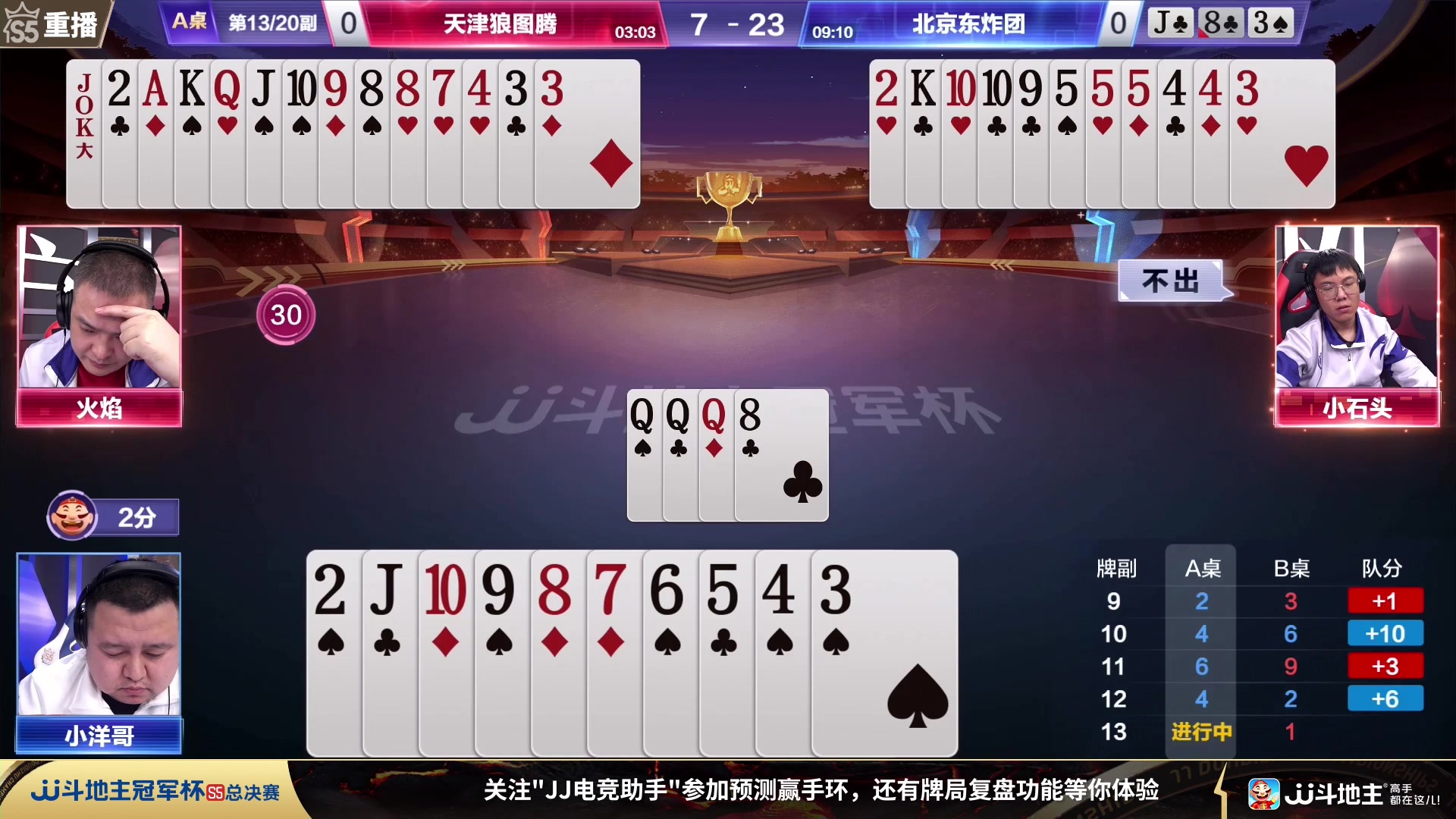 【2023-12-18 21点场】JJ斗地主官方：12月21日源莱慧VS星火燎原