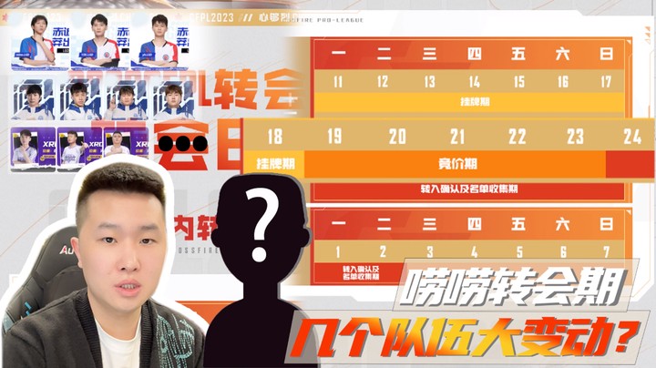唠唠转会期，几个队伍大变动？