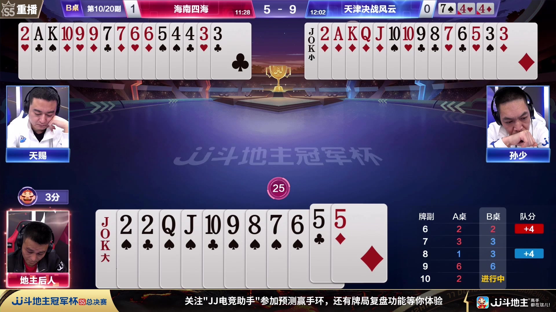 【2023-12-21 13点场】JJ斗地主官方：周四18点 源莱慧VS星火燎原