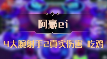 【阿豪ei】4大腕射手2真实伤害 吃鸡