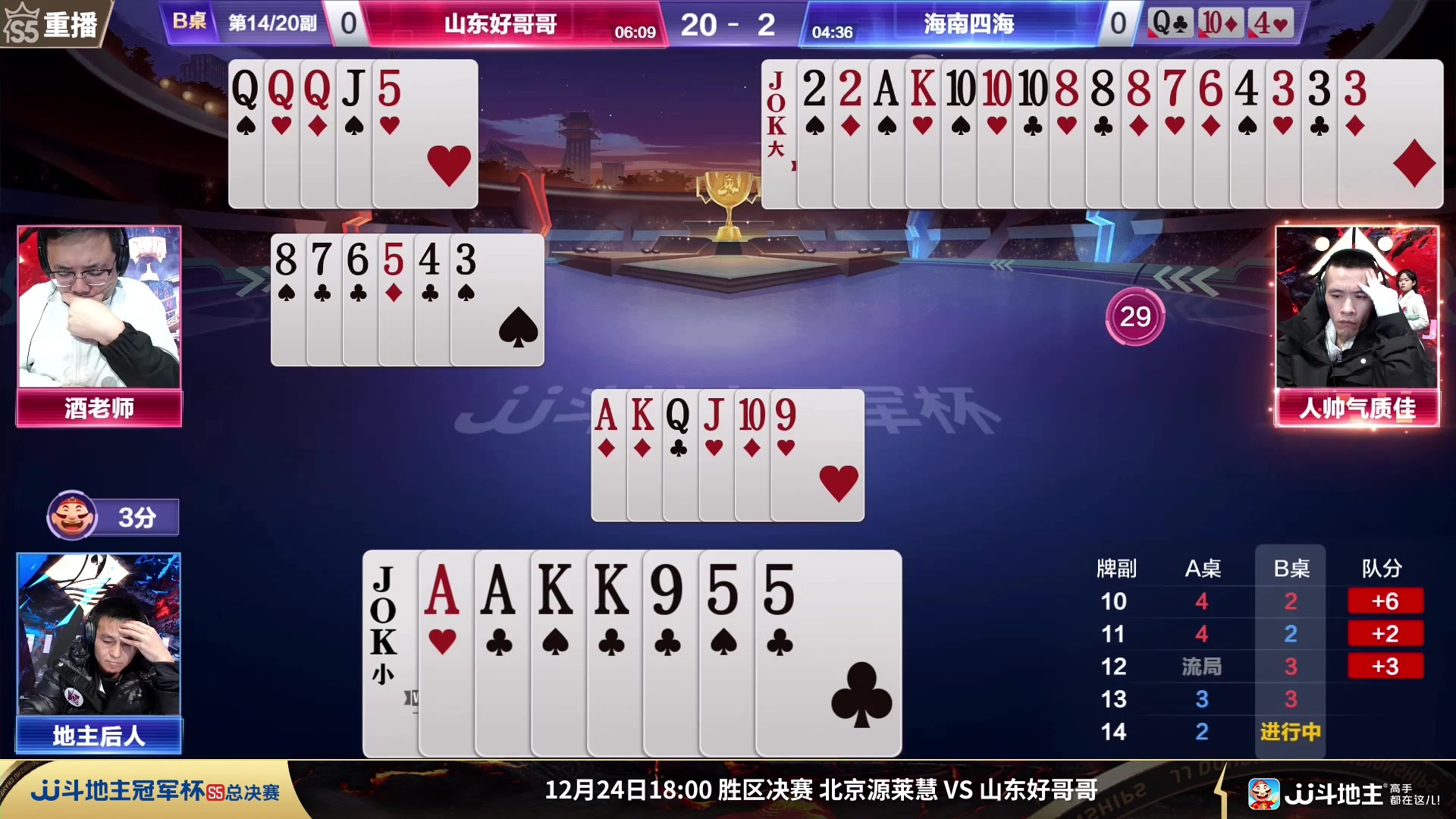 【2023-12-23 15点场】JJ斗地主官方：【观赛赢金条】斗地主总决赛直播中