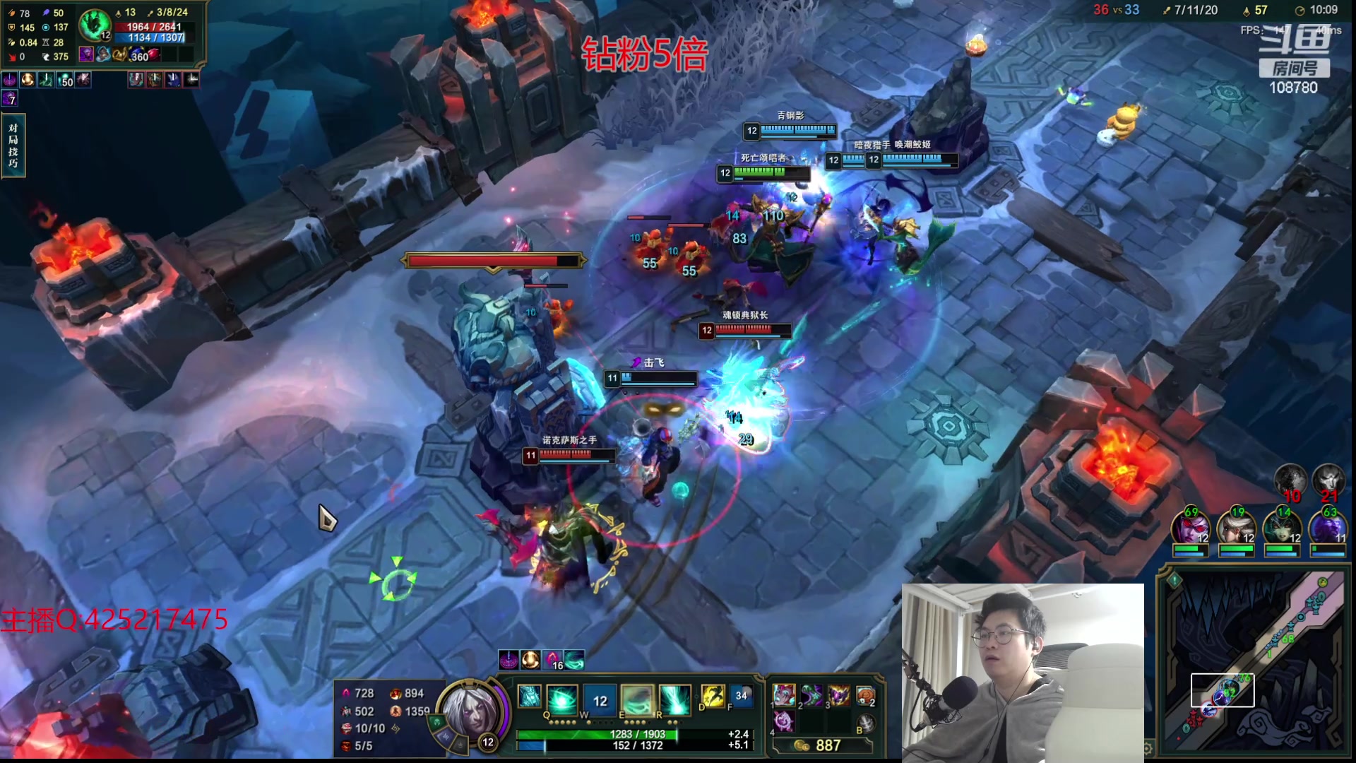 【2023-12-23 03点场】兮饭锐雯：大乱斗狂少归位！