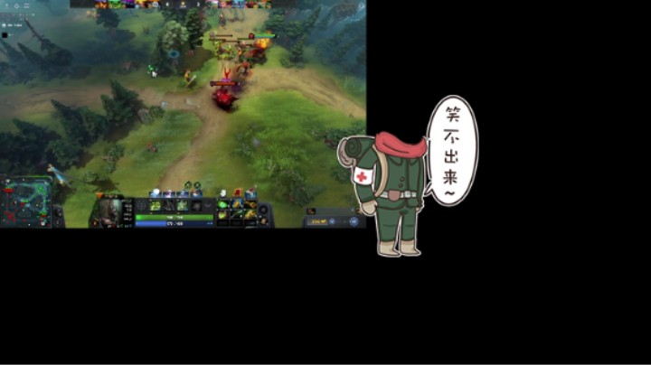惨兮兮dota2四号位不朽尸王败北，毫无还手之力啊这打的