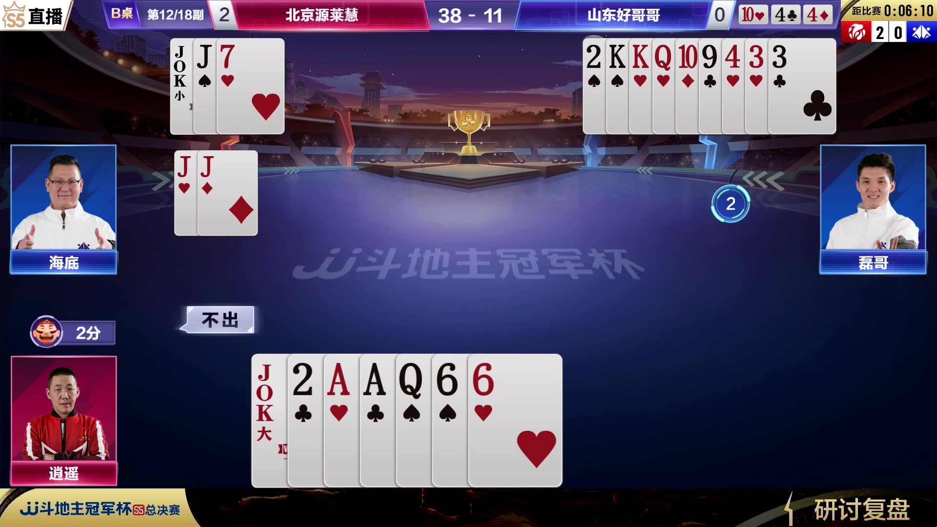 【2023-12-24 19点场】JJ斗地主官方：【观赛赢金条】斗地主总决赛直播中