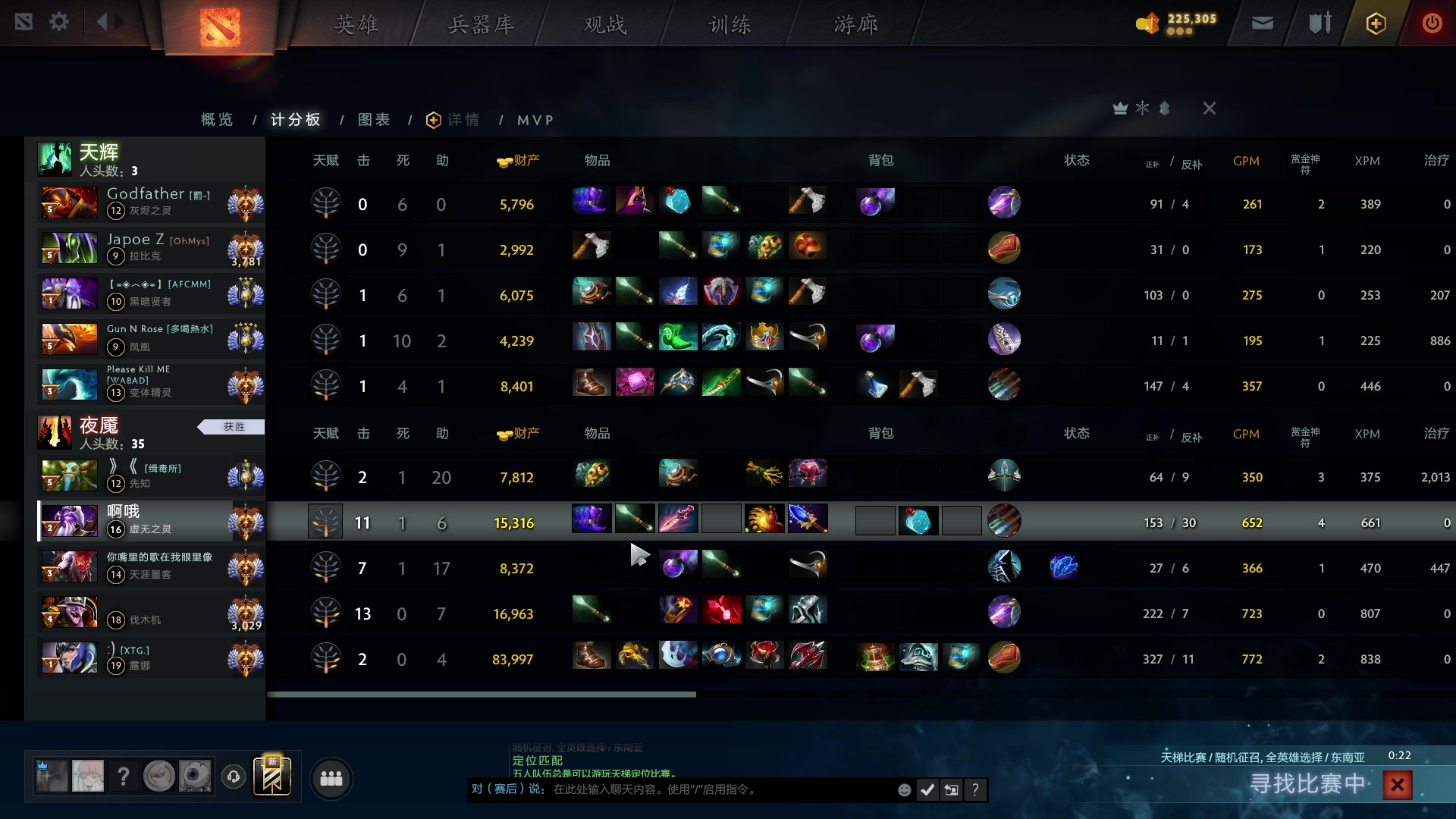 【2023-12-22 00点场】张益达W：zyd：开心dota