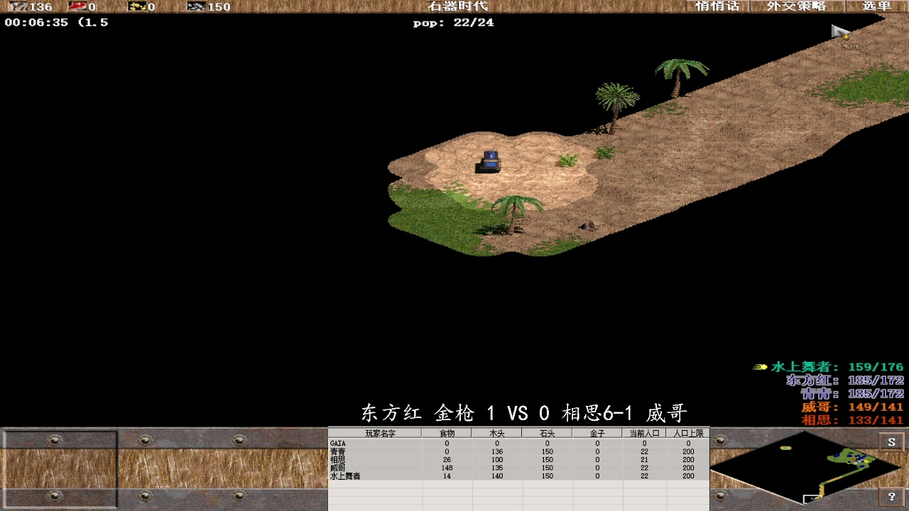 东方红 金枪  VS 相思6-1 威哥