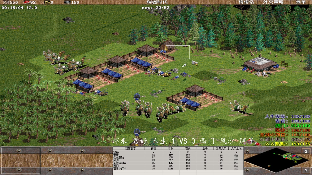 虾米 君好 人生 VS 西门 风沙 胖子