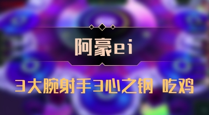 【阿豪ei】3大腕射手3心之钢 吃鸡
