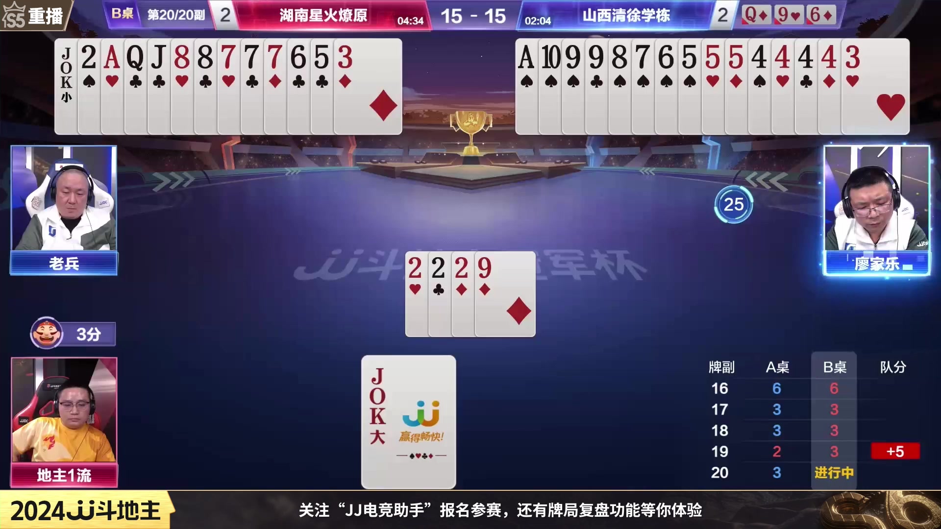 【2024-01-07 06点场】JJ斗地主官方：周日19点宝哥人帅VS亿世盛容