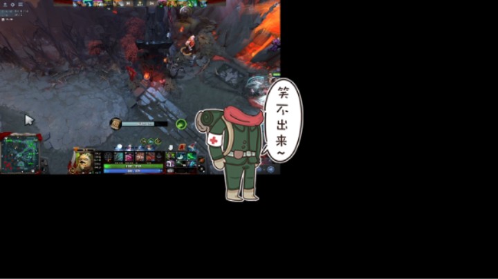 惨兮兮活久见dota2四号位屠夫帕吉遇见奇怪上路大哥熊战士只是送五号位猎魂人白牛也有点诡异，稳稳的败北唉