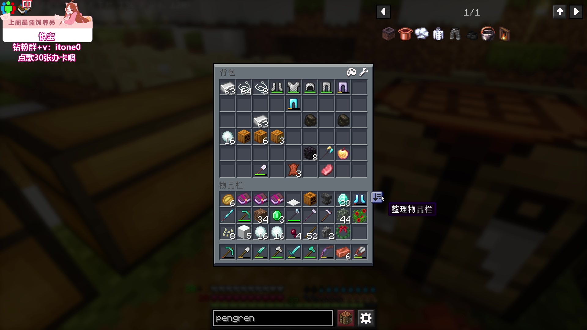 【2024-01-08 00点场】童猪啊i：玩会我的世界（钻石双倍）