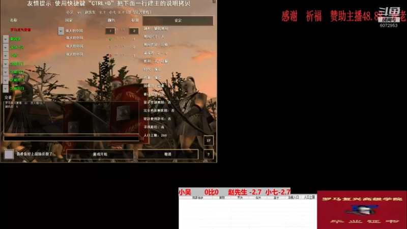 小吴       0比3     赵先生 -2.7  小七-2.7
