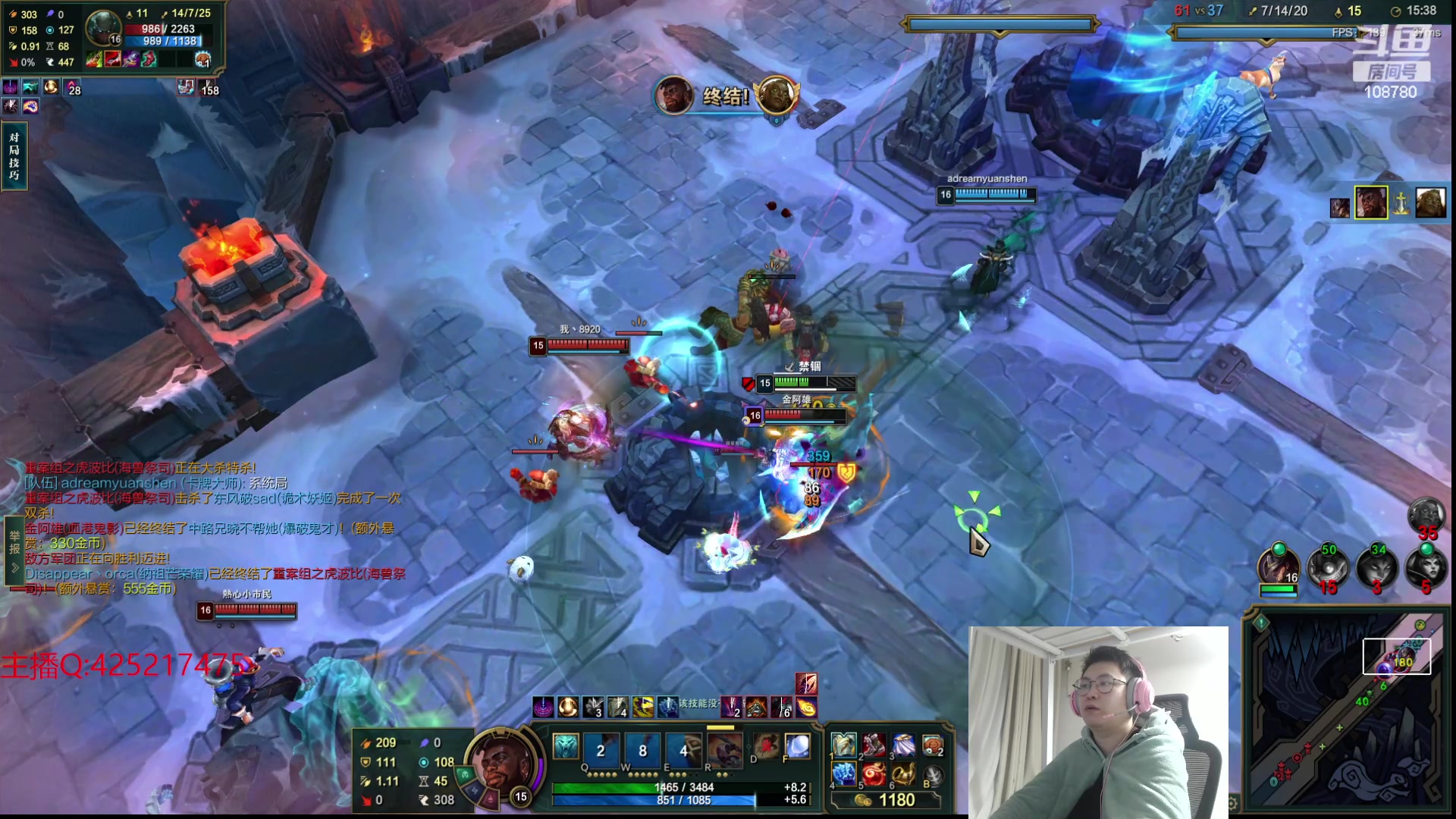 【2024-01-09 03点场】兮饭锐雯：乱斗狂少归来