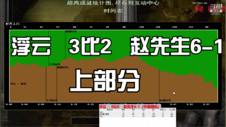 浮云   3比2   赵先生6-1（中国随机）（上部分）