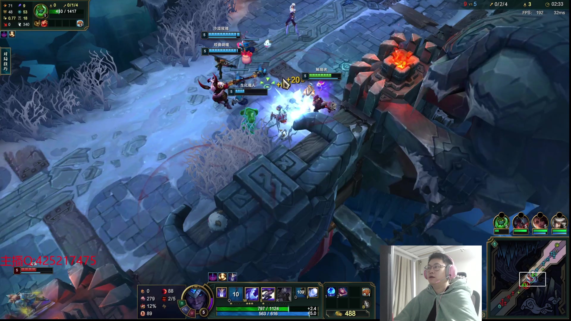 【2024-01-10 03点场】兮饭锐雯：乱斗狂少归来