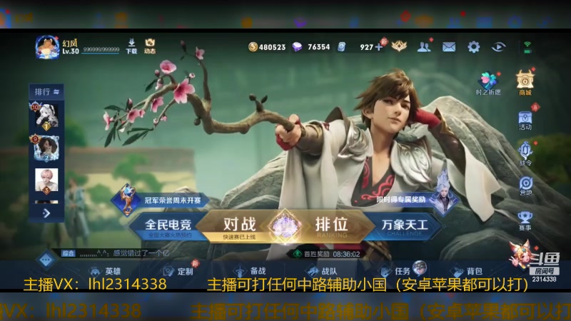 【2024-01-11 11点场】国服老狐狸：国服妲己：进来学技术了