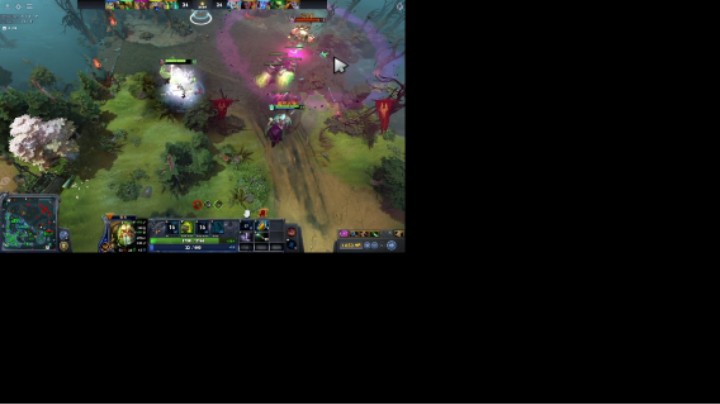 得意洋洋dota2三号位屠夫帕吉稳稳的mvp，开始被打的满街跑，后来慢慢翻盘打的对面无还手之力