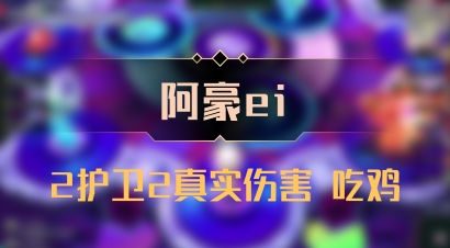 【阿豪ei】2护卫2真实伤害 吃鸡