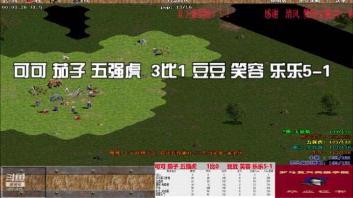 可可 茄子 五强虎  3比1 豆豆 笑容 乐乐5-1