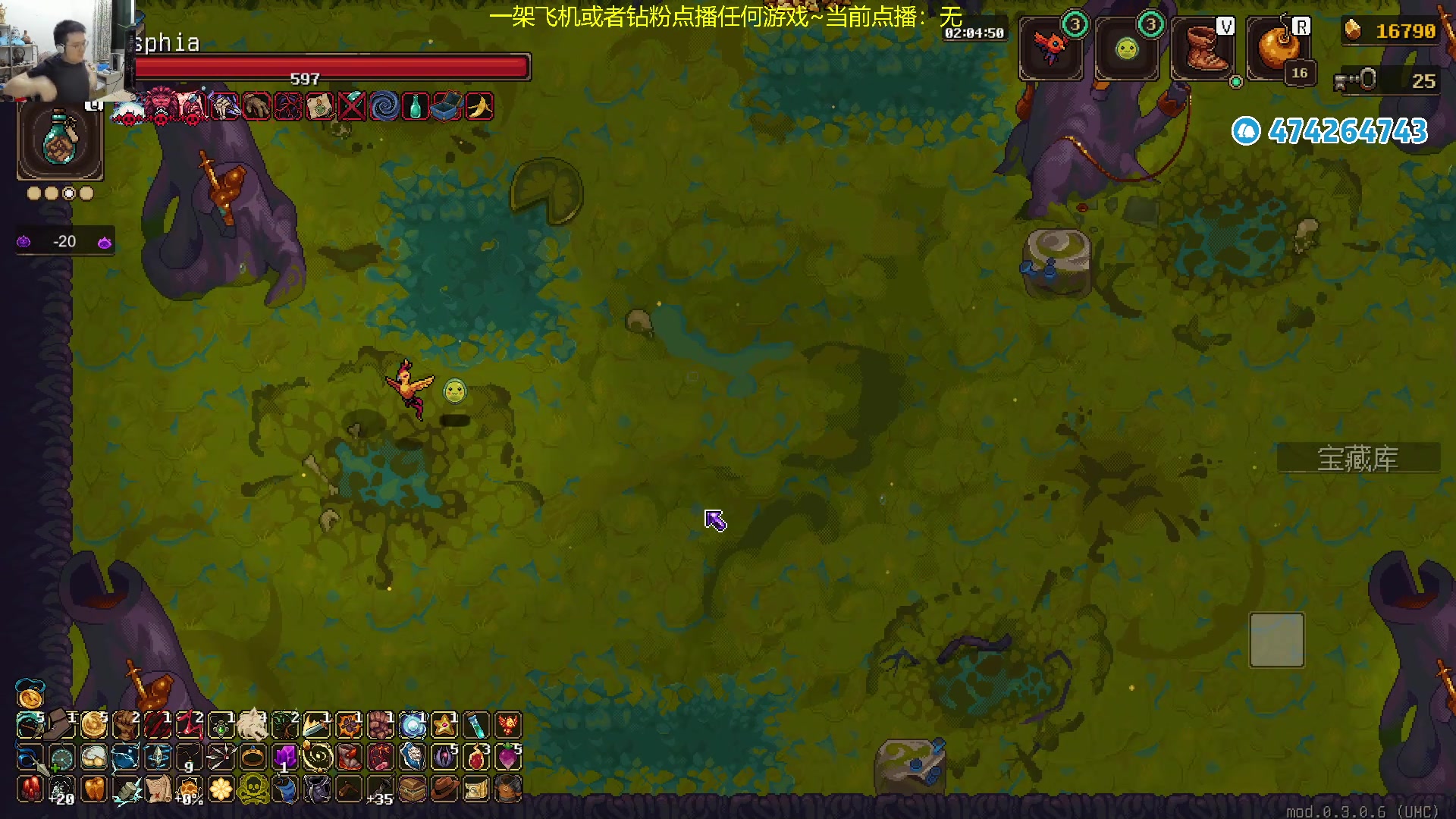 【2024-01-16 22点场】龙眼皮Lyd：玩一会高难度动作肉鸽游戏！